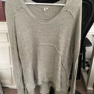 Rip curl light sweater. Grayish soft. Easy wear.
